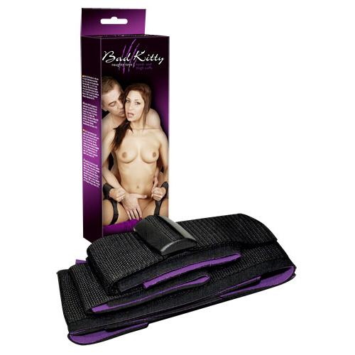 Bad Kitty Purple Box Hand and Thigh Cuffs